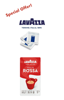 Lavazza Qualita Rossa ground coffee, 2 cases of 12 x 250gr. & case of Lavazza Chocolates