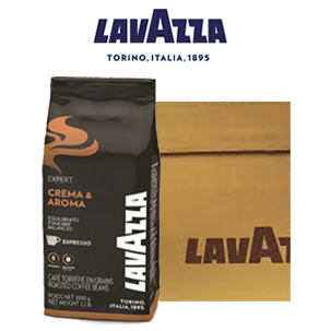 Lavazza Expert Crema & Aroma Coffee Beans, case of 6 x 1kg