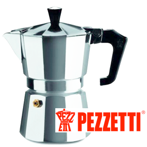 Pezzetti 6 Cup Moka Pot - Barista Quality Coffee @ Home!